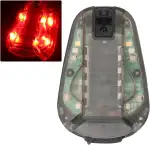 Taktische Helmleuchte Überlebenssignalleuchte Optional 4 Modi mit sichtbarer LED + IR Dauerlicht/...