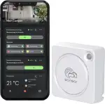sonsor - Mobile Alarmanlage mit LTE, GPS-Ortung & kostenloser App für Wohnmobile, Vans, Garagen, Gärten oder Werkstätten (telegrau)