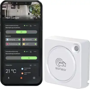 sonsor - Mobile Alarmanlage mit LTE, GPS-Ortung & kostenloser App für Wohnmobile