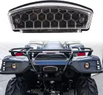 Motorrad Rücklicht 12V 21LED Kennzeichenbeleuchtung Bremslicht Universal kompatibel mit ATV Quads Scooter Street Bike Cruiser Cafe Racer Dirtbike, E24 E-geprüft