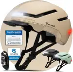 MIVELO Fahrradhelm Damen Herren Erwachsene mit Licht inkl. Helmschloss, NTA Zertifiziert bis 45km/h, Helm geeignet für E-Bike & S-Pedelec, Radhelm Ultraleicht & sicher, Unisex