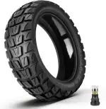 10x2.75-6.5 Tubeles Reifen Offroad mit Selbstreparierende Gel, All Terrain 10x2,75-6,5 Reifen Schlauchlos E Scooter 10 Zoll mit Ventil, (Hohe Pannensicherheit & Grip & Langlebigkeit), 1 Stück