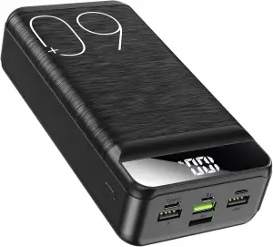 Power Bank 60000mAh 22,5W Schnellladung Tragbares Ladegerät USB-C Schnellladung 