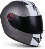 Soxon® ST-666 „Deluxe Titan“ · Integral-Helm · Full-Face Motorrad-Helm Roller-Helm Scooter-Helm Cruiser Sturz-Helm Streetfighter-Helm Sport · ECE 22.05 Visier Schnellverschluss Tasche XS–XL (53-62cm)