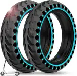 BANGTING 2 PCS 8 1/2 x2 E Scooter Solid Reifen, 8,5 Zoll Vollgummireifen, 50/75-6.1 Ersatzreifen ...
