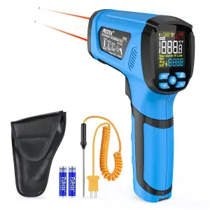 Infrarot Thermometer MESTEK -40°C bis 1600℃ Digital Laser Hochtemperatur Tempera
