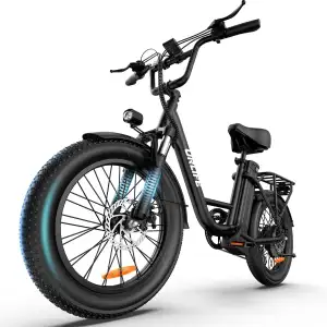 URLIFE E-Bike für Erwachsene, 20 * 3.0" Fetter Reifen Elektrofahrrad Für Stadtpendler, 48V 13Ah A...