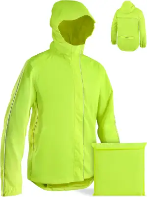 Fahrradjacke Herren & Damen – Wasserdicht & Atmungsaktiv – Reflektierende Regenj