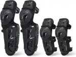 Scoyco Knieprotektoren Motorrad, CE-Schutzstufe 1 Knie und Ellenbogenschützer Erwachsene für Motocross E-Bike Skateboarden TPU Schale Protektoren