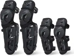 Scoyco Knieprotektoren Motorrad, CE-Schutzstufe 1 Knie und Ellenbogenschützer Er