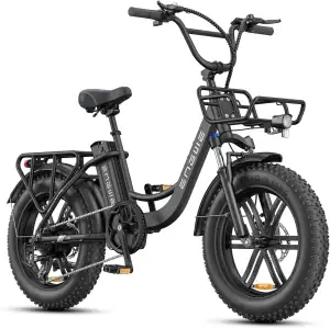 ENGWE E Bike Herren mit 48V 13Ah Batterie, 20 * 4.0 Zoll, 7-Gang Getriebe mit LCD-Display, 250W M...