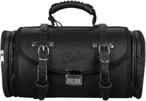 Burnout Retro Motorrad Tasche, Satteltasche für Motorroller und Fahrrad, Lederop
