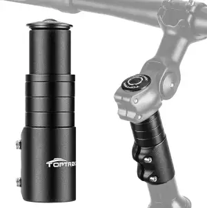 toptrek Lenkererhöhung Fahrrad, Vorbau 28,6 mm/12 × 2,86 cm, Fahrradlenker Erhöh