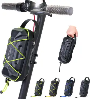 CHICLEW E Scooter Tasche für Elektroroller, Brandneue wasserdichte Roller Tasche Front Tube Bag m...