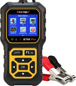 BT60 PRO Autobatterie Tester, 6V 12V 24V Batterieprüfer, Digital Analysegerät fü