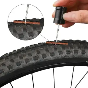 Oumers Tubeless Bike Reifen Reparatur Tool Kit, Bike Reifen Punctures mit Speck 