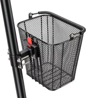 CXWXC Scooter‑Korb mit Griff – Schnell Abnehmbarer Frontkorb für E‑Scooter – Fah