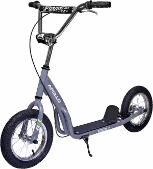 Apollo Retro Scooter Paradise | Roller mit Luftreifen 12,5 Zoll | Stylisher Tret