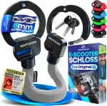 NEXTCOVER® E-Scooter Schloss [Steel-Secure-Technologie] | Handschellenschloss für Roller, eBike |...