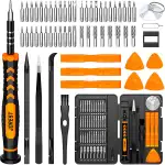 JOREST 59Pcs Feinmechaniker Schraubendreher Set, Mini Werkzeug mit Torx T5 T6 T8, T9, P5 usw, Rep...