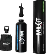 milKit Tubeless Booster Kit - Das preisgekrönte Tubeless Tire Booster Set - mobiles Tubeless Reifen Reparatur Kit für Rennrad & MTB