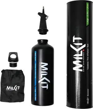 milKit Tubeless Booster Kit - Das preisgekrönte Tubeless Tire Booster Set - mobi