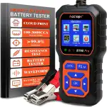 BT60 PRO Autobatterie Tester mit Cloud-Druck 100-3000 CCA, 6V 12V 24V AGM Lithium Gel Batterieprü...