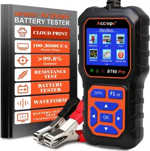 BT60 PRO Autobatterie Tester mit Cloud-Druck 100-3000 CCA, 6V 12V 24V AGM Lithiu