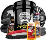 Autowäsche Set - SONAX: Autoshampoo Glanz Shampoo Konzentrat - Magic Bucket SONAX Felgenbeast Was...