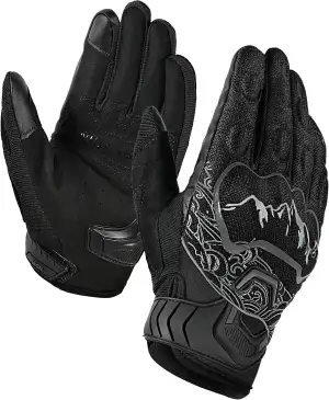 BORLENI Motorradhandschuhe Herren Sommer Motorrad Handschuhe atmungsaktive Vollf