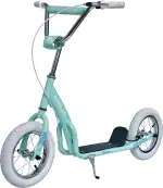 Apollo Retro Scooter Paradise | Roller mit Luftreifen 12,5 Zoll | Stylisher Tretroller für Kinder und Jugendliche | Cityroller Kinder mit breiter Trittfläche | Kinderroller mit großen Rädern