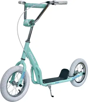 Apollo Retro Scooter Paradise | Roller mit Luftreifen 12,5 Zoll | Stylisher Tret