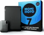 MoniMoto 7 GPS Tracker Motorrad - Diebstahlwarnanlage mit DIY-Installation, Keine Verkabelung erforderlich - Ortungsgerät für Autos, Roller, Quads, ATV, Schneemobile