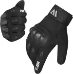 WFX Motorradhandschuhe, Vollfinger-Touchscreen, atmungsaktiv, schützende Motorradhandschuhe für Reiten, Rennen, Klettern, Motocross-Rennen, Radfahren, BMX, ATV, MTB, für Damen und Herren