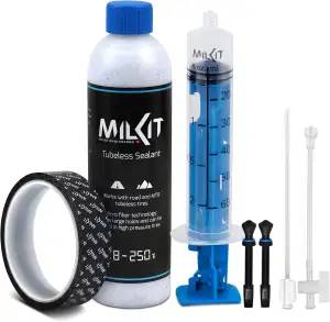 milKit Tubeless Conversion Kit - Umrüst Set inkl. patentiertem Tubeless Zubehör 