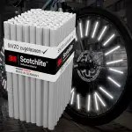 Speichenreflektoren [ORIGINAL 3M™-Reflexmaterial] super hell I mit StVZO Zulassung I einfache Montage I Fahrrad Speichen Reflektoren I Fahrrad Reflektoren I Katzenaugen Alternative