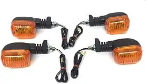 Streetparts24 Blinker Set 4 Stück E-Geprüft passend für Aprilia Yamaha Kawasaki