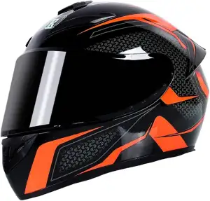 Motorradhelme Integraler Flip-Up Crash Motorradhelm mit herunterklappbarer Sonne