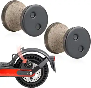 4er Set Bremsbelag für Scooter, 4 Stücke Scooter Ersatzteil Zubehör kompatibel f