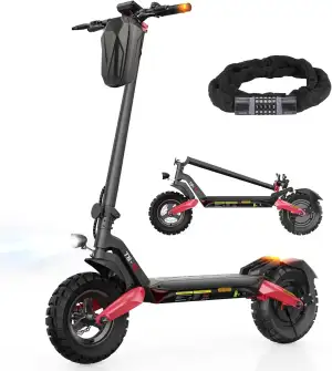 E Scooter mit Straßenzulassung, 80-100 KM Reichweite, 48V 15Ah, 10 Zoll Offroad