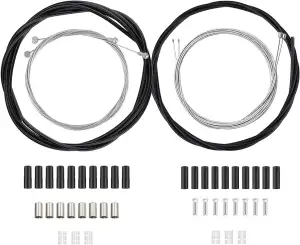 Universal Fahrrad Bremszug und Schaltzug Set, Komplettes Bowdenzug Reparatur Kit