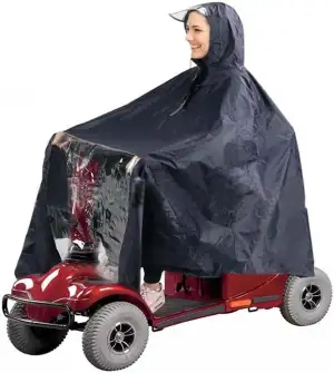 JUTTAUTO Mobility Scooter Regenschutz, Universal Groß Wasserdicht Regenponcho Ab