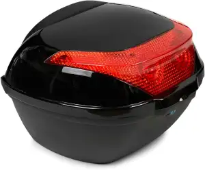 SEVICO Motorradkoffer Top-Case Roller und Motorrad Koffer Schwarz Motorradtasche