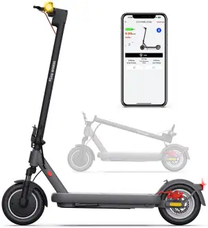E Scooter mit Straßenzulassung,10 Zoll E Roller, Max 32km/40km Reichweite 20km/h