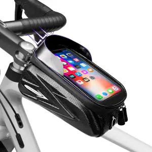wasserdichte Fahrradtasche,Fahrrad Rahmentasche Lenkertasche Wasserdicht Handyta