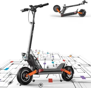 TODIMART E Scooter mit Straßenzulassung D-Serie, 60 km Reichweite, 500W Motor