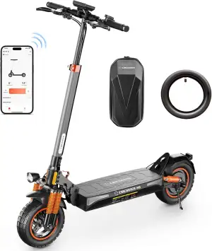 E Scooter mit Straßenzulassung und Blinker, 10 Zoll Offroad E Roller 60-70KM Rei