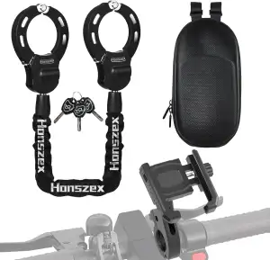 Schloss für E Scooter, E Scooter Schloss mit Tasche, E Roller Schloß Hohe Sicher