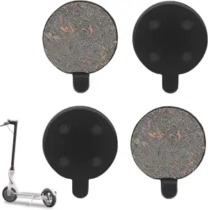 4er Set Bremsbelag für Scooter, 4 Stücke Scooter Ersatzteil Zubehör kompatibel f