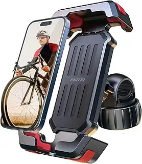 Pnitri Handyhalterung Fahrrad, Fahrrad Handyhalterung Lenker - [Verbessertes Ins